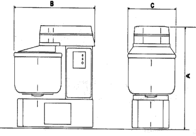 bench top spiral mixer specifications