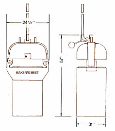 semi-automatic divider dimensions